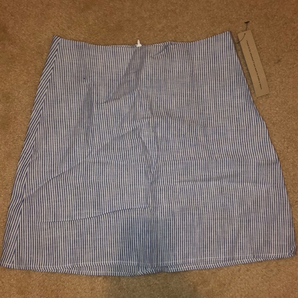 Reformation Dresses & Skirts - Reformation seersucker mini skirt size 0 never worn